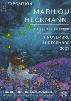 MARILOU HECKMANN - LA TRAVERSEE DU SONGE - AFFICHE : espaces au temps suspendu on accompagne des âmes solitaires qui cheminent et se cherchent