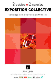 Exposition du 4 au 28 Septembre 2025, Galerie d’Art Wilson, Blois. 