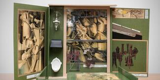 Marcel Duchamp, Boîte-en-Valise, 1935-41 (fac-símile) [Photo: Raphaela Campano]