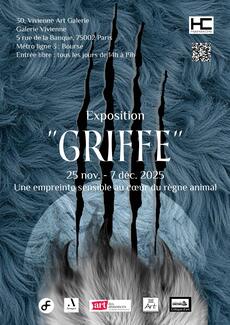Image abstraite de poils et de griffes d'animal sauvage