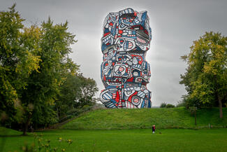 Jean Dubuffet , Tour aux figures, 1988, , Hauteur : 24 m