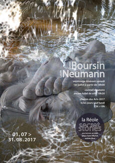 affiche exposition secret stories, la Réole, 2017