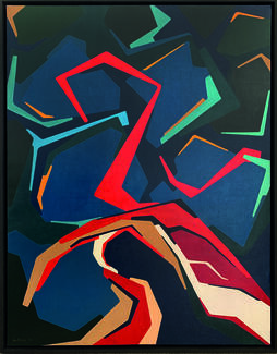 Sans titre - 1959 Huile sur toile _ 96 x 77 cm - œuvre unique