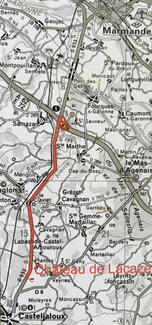 carton invitation expo rigueur chateau de Lacaze 2010