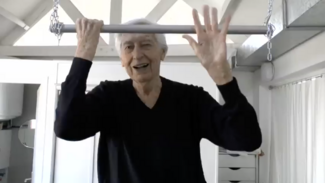 Julio Le Parc vous salue pendant le confinement