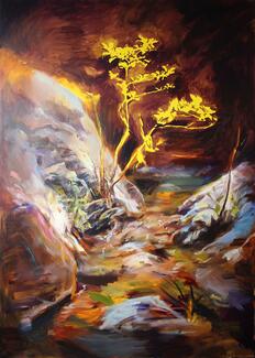aPahlavi-Buisson_ardent-2021-huile_sur_toile-230x170cm