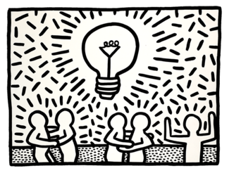 Keith Haring artwork, 1981 © Keith Haring Foundation Keith Haring artwork, 1981 © Keith Haring Foundation