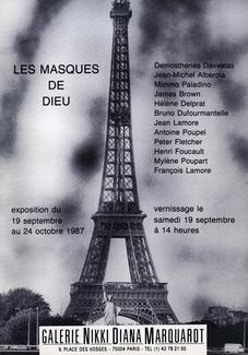 Les Masques de dieu, exposition collective avec Henri Foucault, 1987