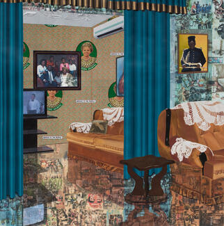 Njideka Akunyili Crosby. Home as You See Me, 2017 Njideka Akunyili Crosby. Home as You See Me, 2017