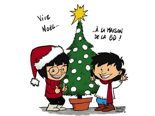 Noël à la maison de la bd