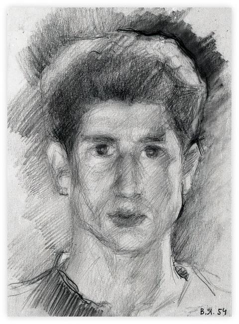 self-portrait, 1954