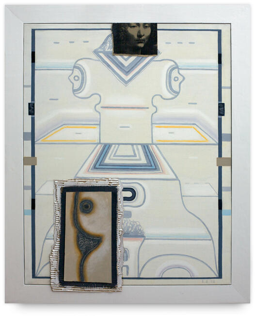 woman by the sea. dedicated to leonardo da vinci, 1998