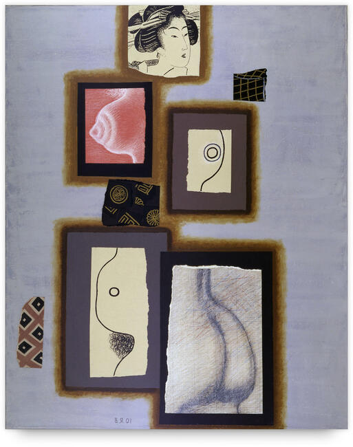 woman by the sea. dedicated to kikukawa eizan. ii, 2001