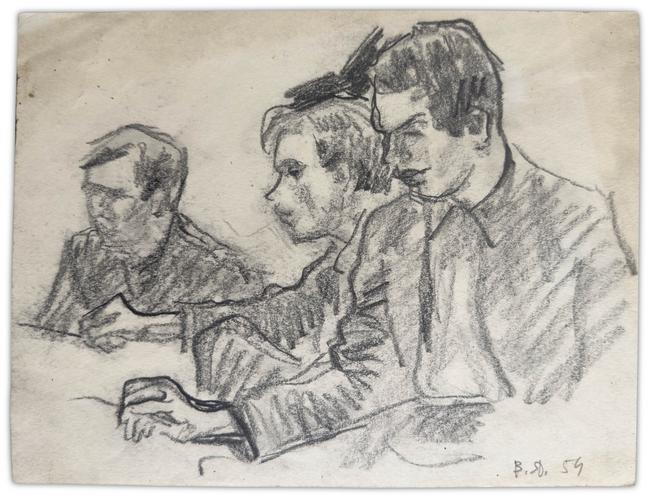 students, 1954