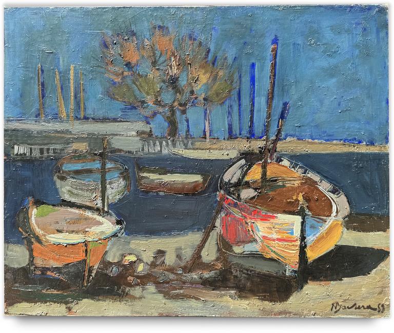 Henri Baviera, Port d'Antibes — 1959