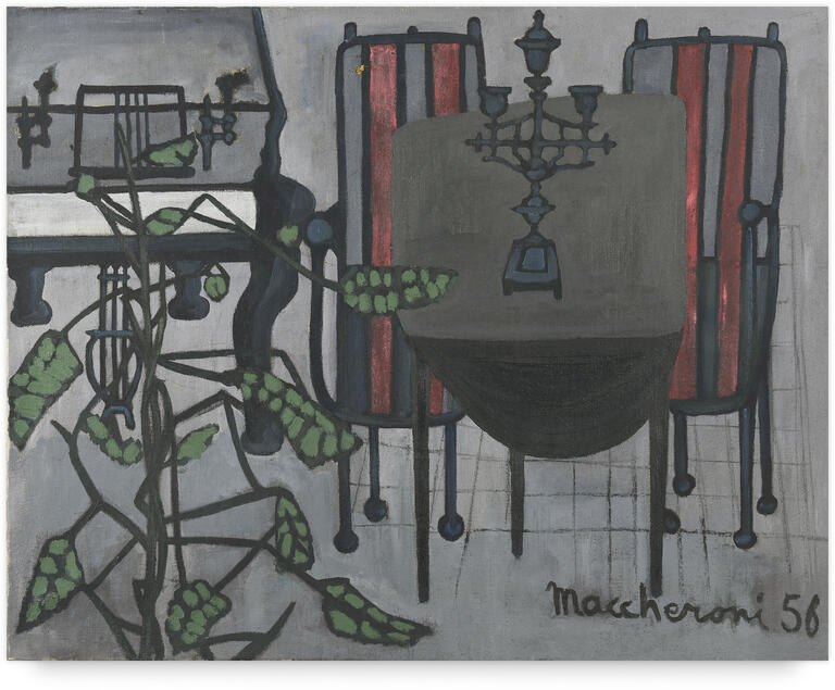Catalogue raisonné, Henri Maccheroni, Intérieur - 1956