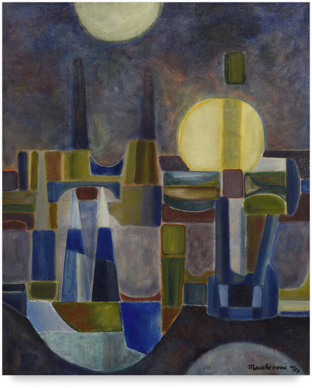 Catalogue raisonné, Henri Maccheroni, Paysage mécanique, 1959