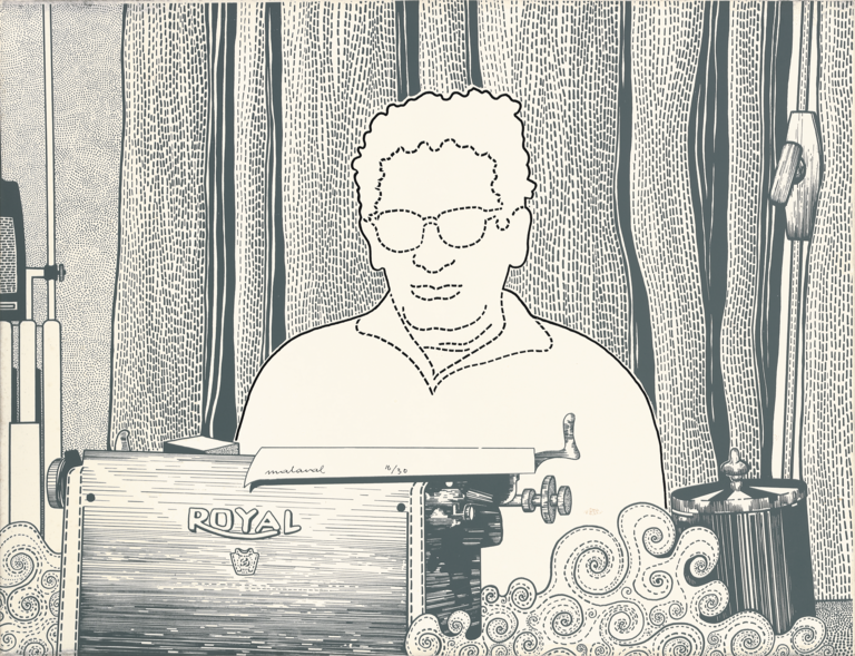 Catalogue raisonné, Robert Malaval, Samuel Fuller - Independant Film Maker, sérigraphies sur toile 2 - 1968