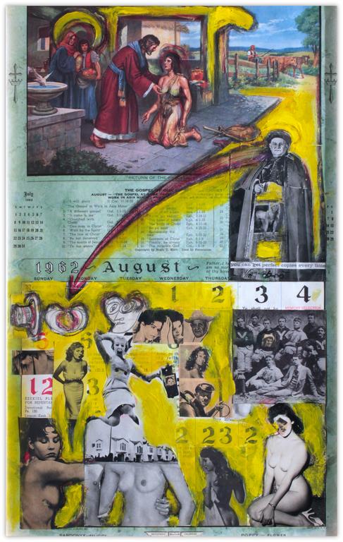 Catalogue raisonné, Jean-Jacques Lebel, Collage calendrier - 1961