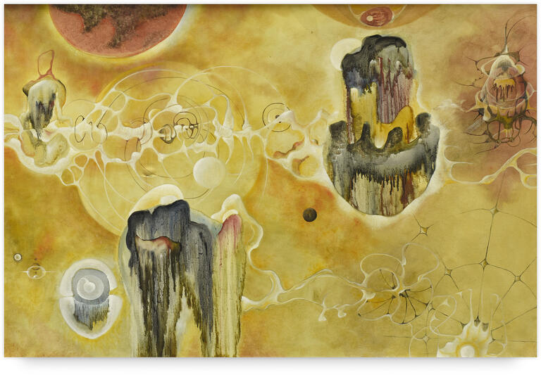 Catalogue raisonné, Henri Maccheroni, Les Cosmogonies contradictoires, Série "Les Mondes inachevés" - circa 1963