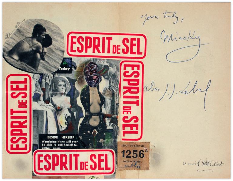 Catalogue raisonné, Jean-Jacques Lebel, Yours truly..., Esprit de de sel - 1960-1961