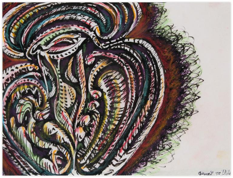 Catalogue raisonné, Jean-Jacques Lebel, Coeur oeil - 1955