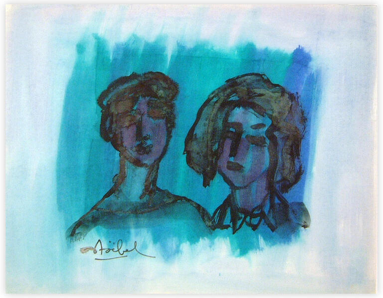Catalogue raisonné, Edgar Stoëbel, "deux personnages" — 