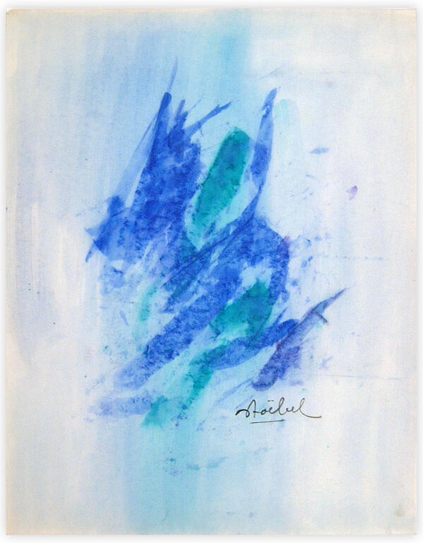 Catalogue raisonné, Edgar Stoëbel, abstract calligraphic — 