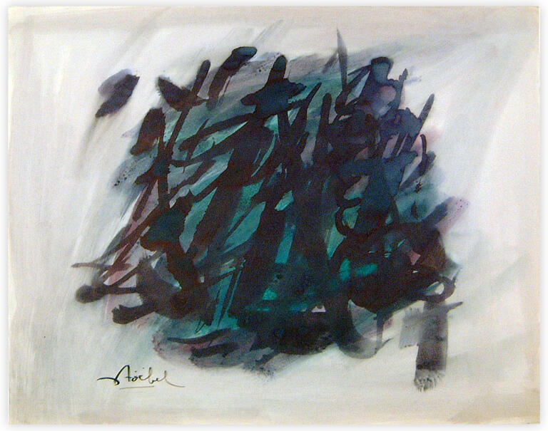 Catalogue raisonné, Edgar Stoëbel, abstract calligraphic — 