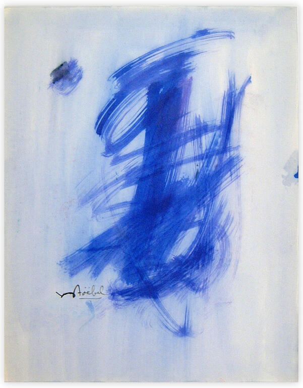 Catalogue raisonné, Edgar Stoëbel, abstract calligraphic — 