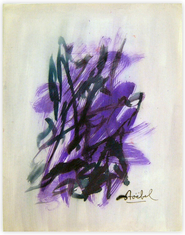 Catalogue raisonné, Edgar Stoëbel, abstract calligraphic — 