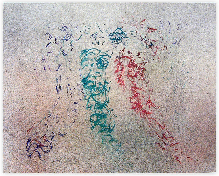 Catalogue raisonné, Edgar Stoëbel, + aéro - abstract calligraphic — 