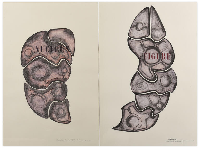 Catalogue raisonné, Henri Maccheroni, Archéologies blanches IV - 1976
