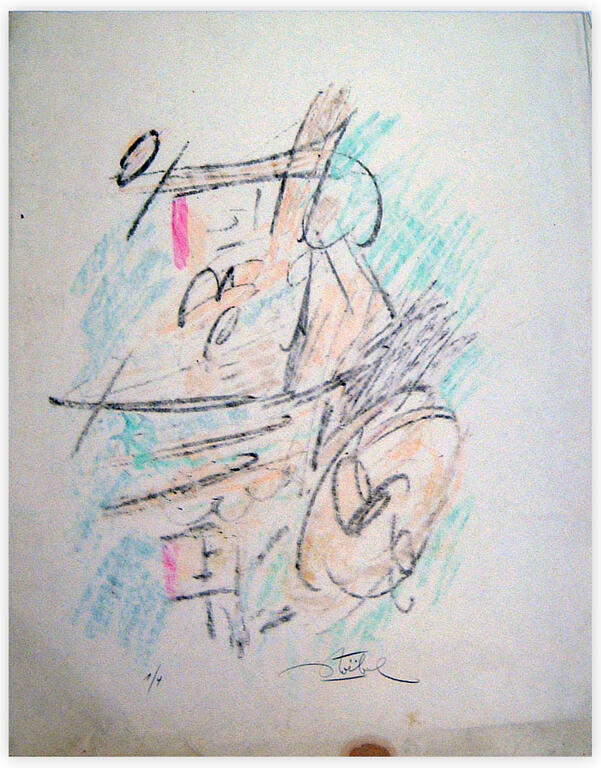 Catalogue raisonné, Edgar Stoëbel, litho 1/4 - abstract — 