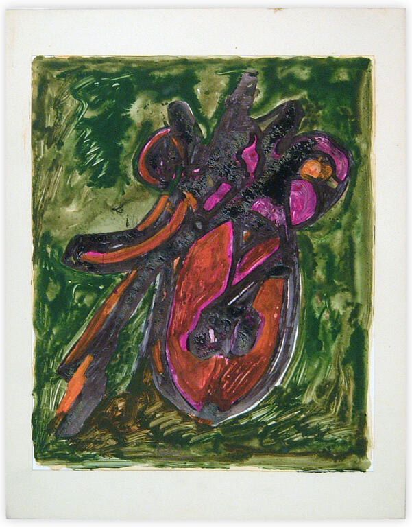 Catalogue raisonné, Edgar Stoëbel, lavis - abstract — 