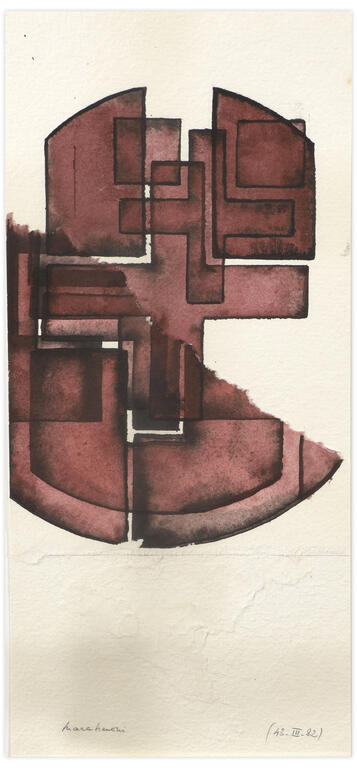 Catalogue raisonné, Henri Maccheroni, Archéologies blanches - 1982