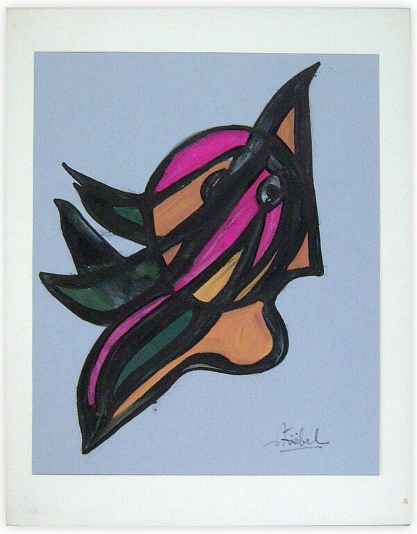 Catalogue raisonné, Edgar Stoëbel, abstract - "tétard" — 