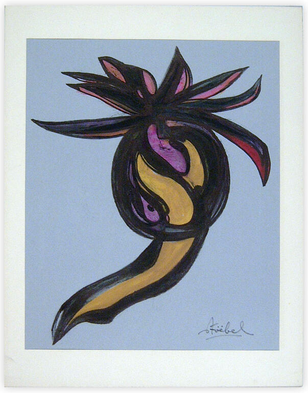Catalogue raisonné, Edgar Stoëbel, abstract - "anémone" — 