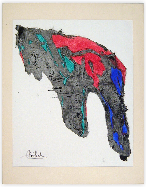 Catalogue raisonné, Edgar Stoëbel, abstract beast — 