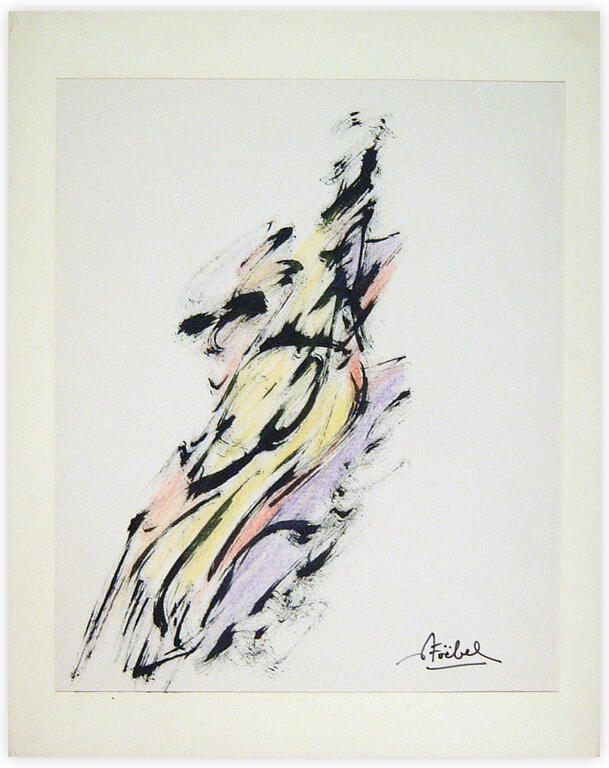 Catalogue raisonné, Edgar Stoëbel, abstract calligraphic ascension — 