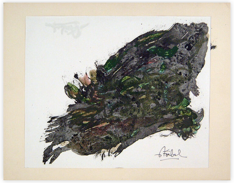 Catalogue raisonné, Edgar Stoëbel, "crapaud des Carpates" abstract — 