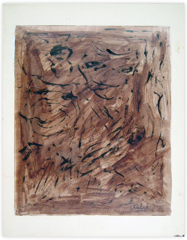 Catalogue raisonné, Edgar Stoëbel, "confuse minded" abstract — 