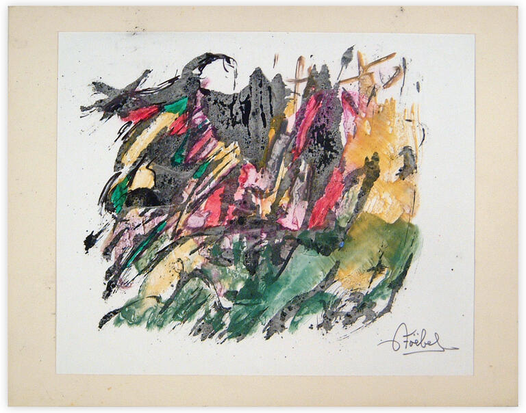 Catalogue raisonné, Edgar Stoëbel, violently abstract — 