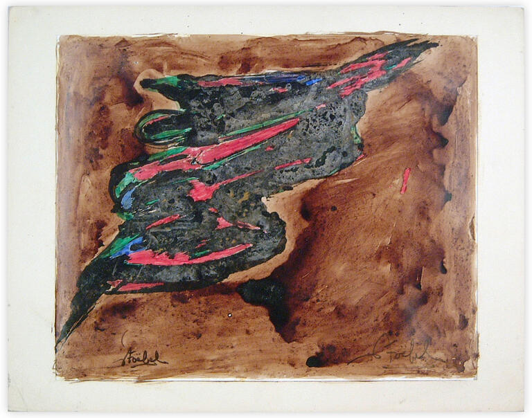 Catalogue raisonné, Edgar Stoëbel, lavis - abstract — 