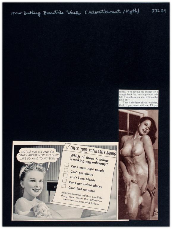 Catalogue raisonné, Jean-Jacques Lebel, How Bathing Beauties wash (Advertisement / Myth) - 1964