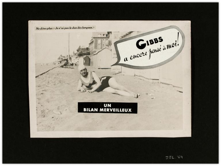 Catalogue raisonné, Jean-Jacques Lebel, Gibbs a encore pensé à moi ! - 1964