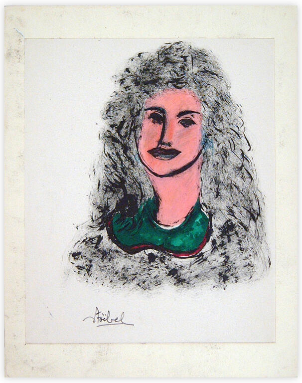 Catalogue raisonné, Edgar Stoëbel, "Rachel" - portrait de femme (buste) — 