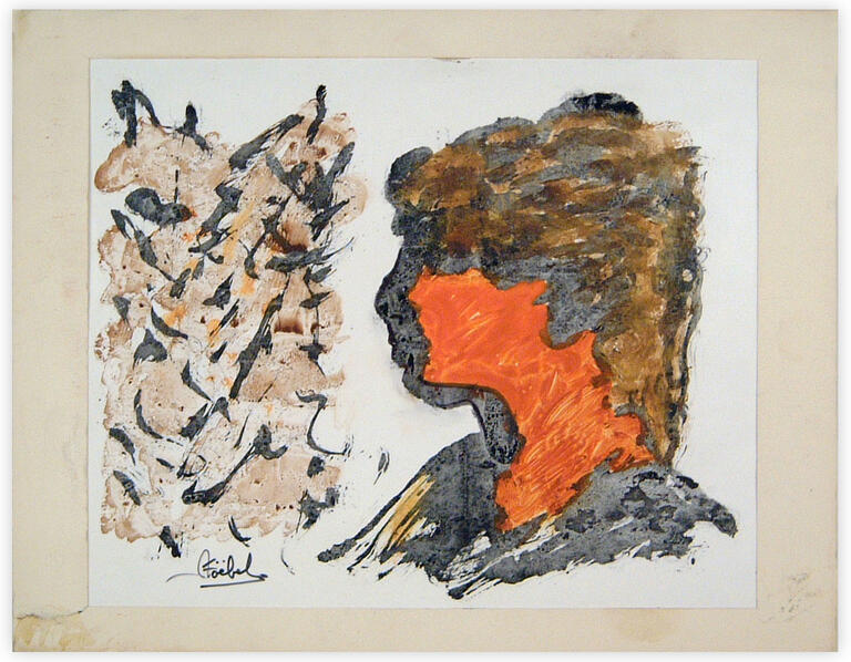 Catalogue raisonné, Edgar Stoëbel, "… Tournée vers…" (femme de profil) — 