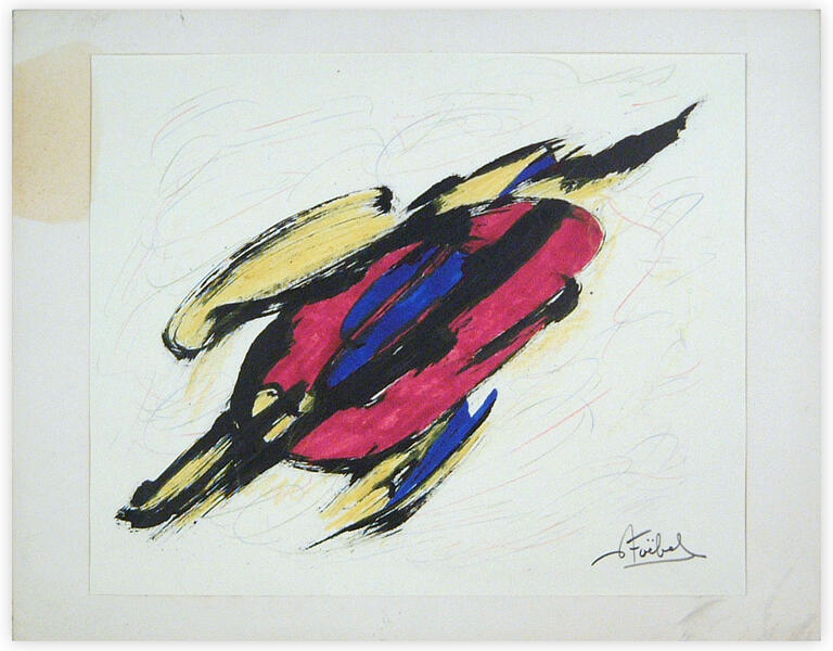 Catalogue raisonné, Edgar Stoëbel, abstract - "l'essor" — 