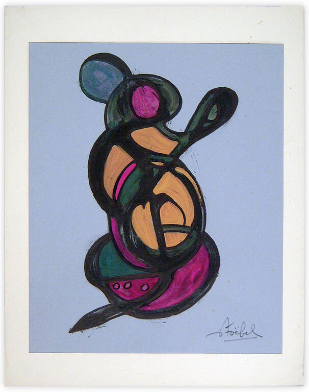 Catalogue raisonné, Edgar Stoëbel, abstract — 